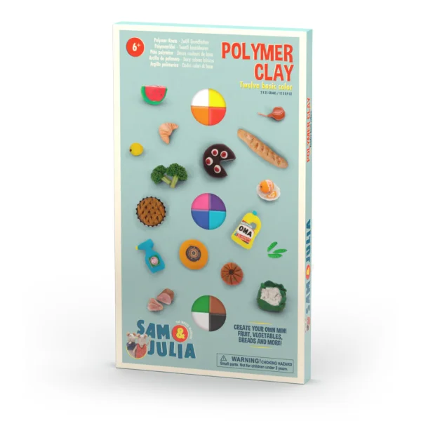 Polymer Knete - in 12 Farben