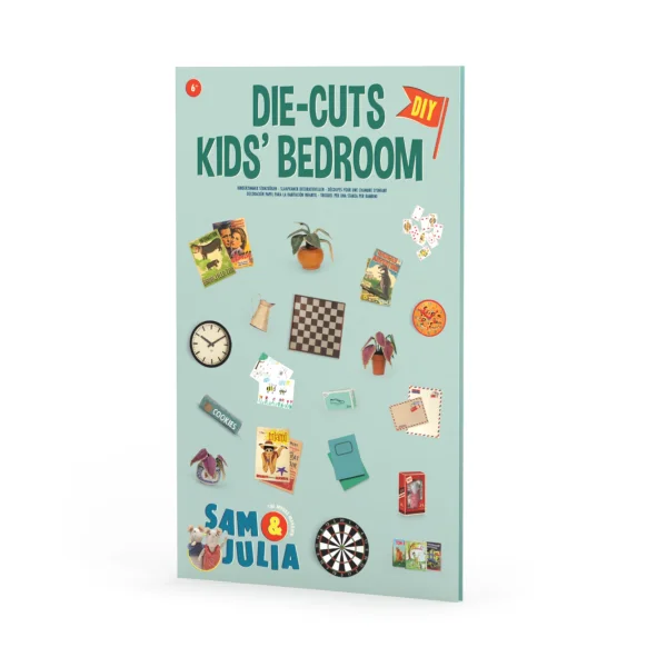 Die-Cuts Kid`s Bedroom - Kinderzimmer Stanzbögen zur Deko