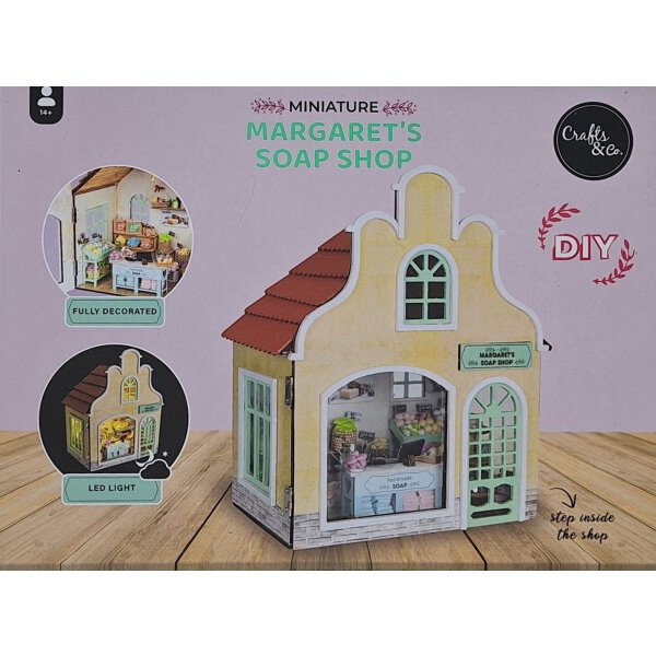 Komplettbausatz Miniatur Margaret`s soap Shop