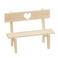 Holzbank  130 x 60 x 85 mm