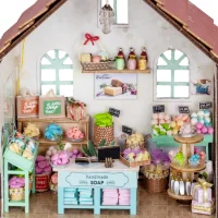 Komplettbausatz Miniatur Margaret`s soap Shop