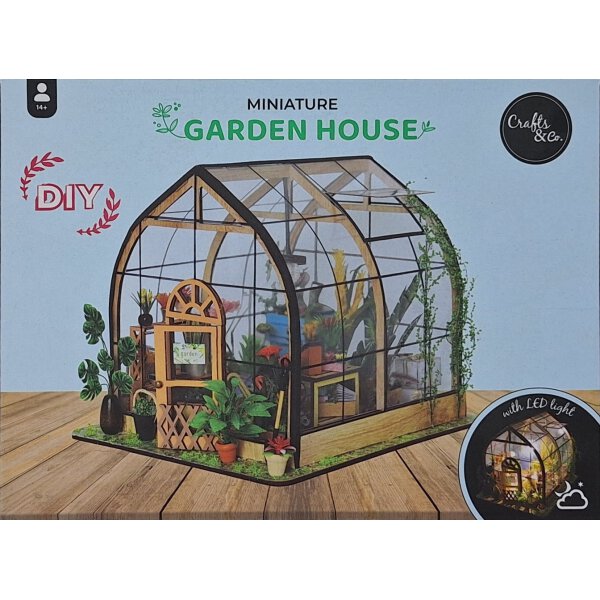 Komplettbausatz Miniatur Gartenhaus