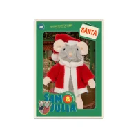 Kuschelmaus Weihnachtsmann (Santa)