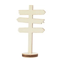 Schild / Wegweiser 80 x 45 mm