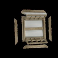 Klappfenster 106 x 106mm - (hochwertig)