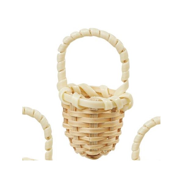 Mini-Körbchen 15 x 30 mm natur