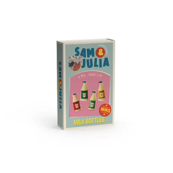 Dekokleinteile Minis - Milchflaschen (Milk Bottles)