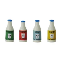 Dekokleinteile Minis - Milchflaschen (Milk Bottles)
