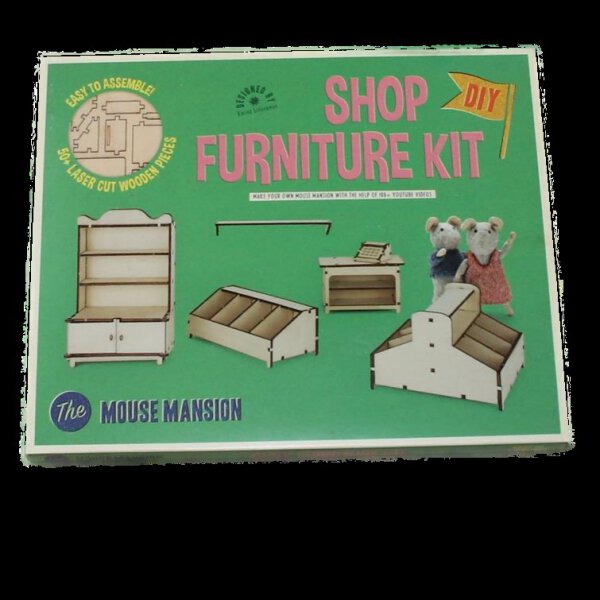 Bastelset Möbel "Ladeneinrichtung"