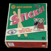 Bastelsticks "Das Mäusehaus" - (200 Stk)