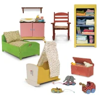 Möbel / Baukastenset - Babyzimmer (Nursery)