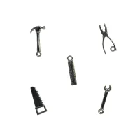 Dekokleinteile Minis - Werkzeug-Set (Tool Set)